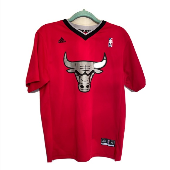 adidas Other - Derrick Rose 🌹 Adidas V-neck Jersey Tee